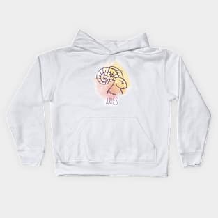 Aries Sign Kids Hoodie